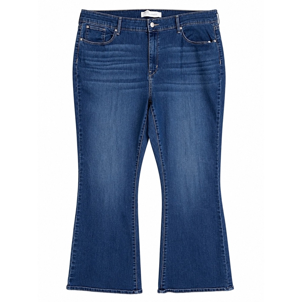 Levi's Mid Rise Bootcut Jeans Womens 37x32 Medium Wash Denim Western Y2K